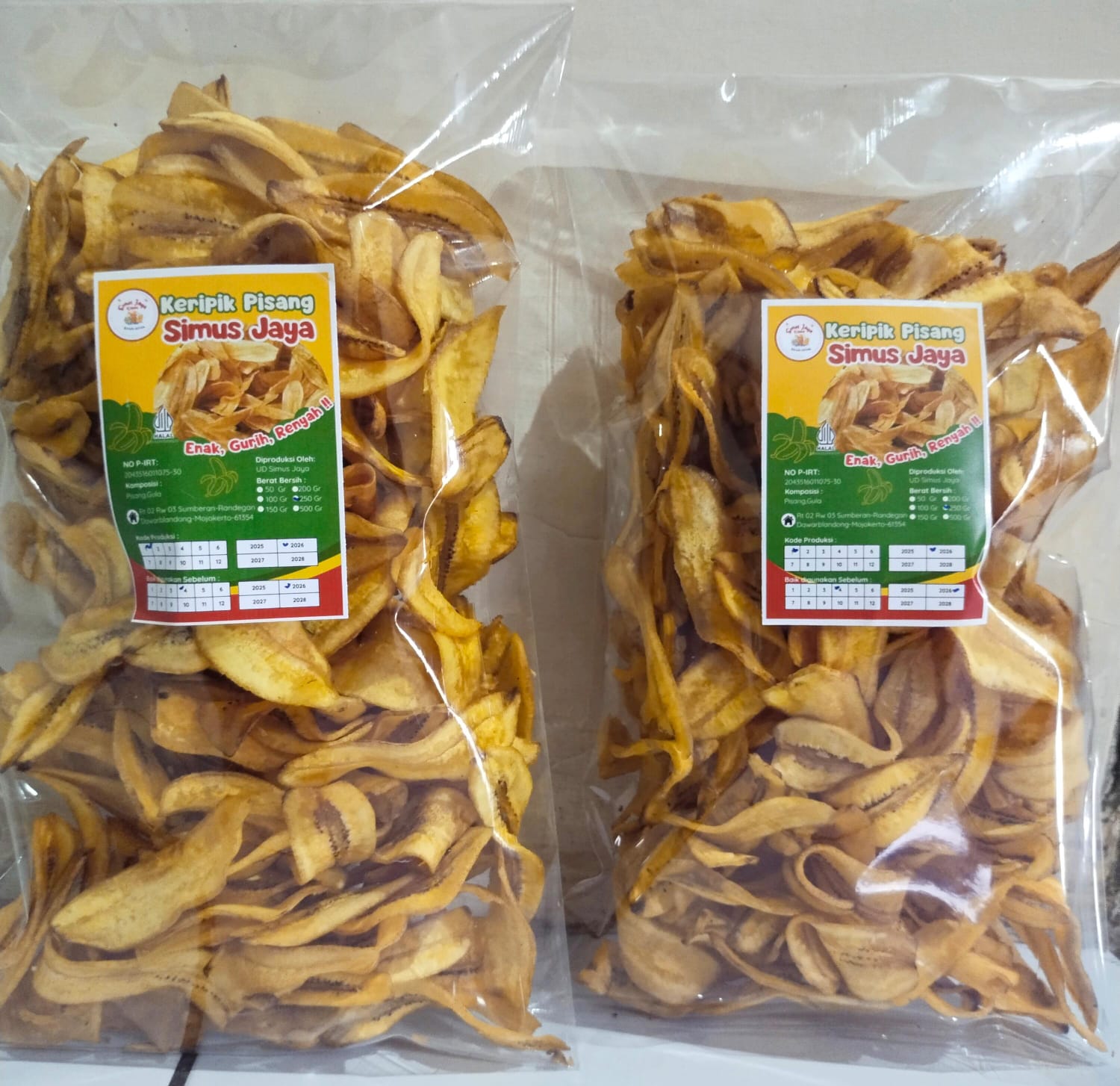 Keripik Pisang Simus Jaya